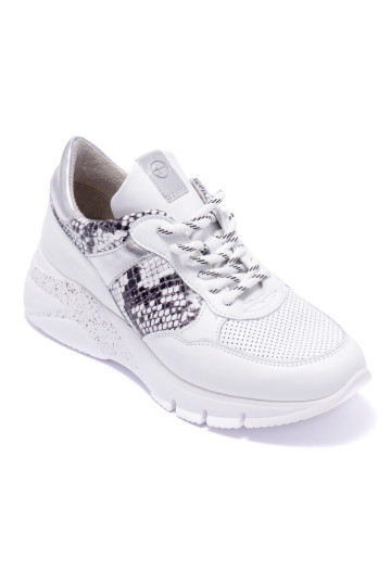Кросівки жіночі Tamaris 1/1-23781/32 104 WHT COMB/SNAKE