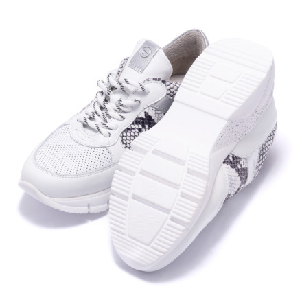 Кросівки жіночі Tamaris 1/1-23781/32 104 WHT COMB/SNAKE