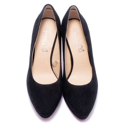 Туфлi жiночi Caprice 9/9-22402/23 004 BLACK SUEDE