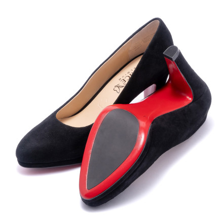 Туфлi жiночi Caprice 9/9-22402/23 004 BLACK SUEDE