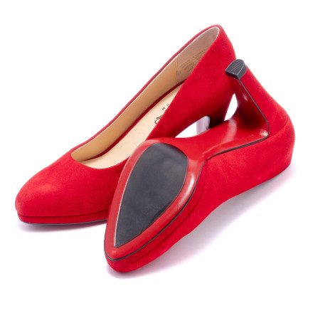 Туфлi жiночi Caprice 9/9-22402/23 530 RED SUEDE