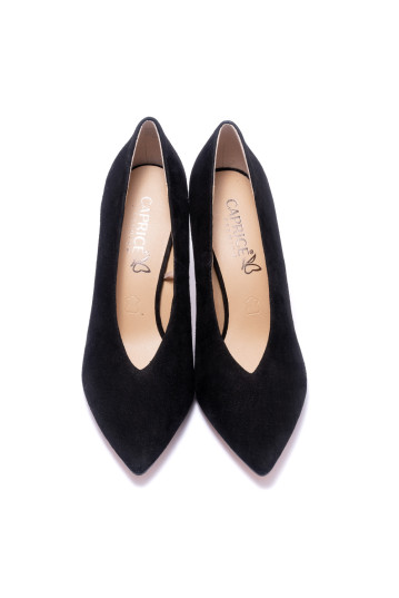 Туфлi жiночi Caprice 9/9-22403/23 004 BLACK SUEDE