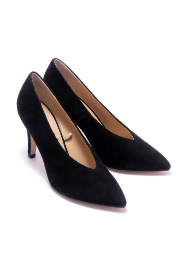 Туфлi жiночi Caprice 9/9-22403/23 004 BLACK SUEDE