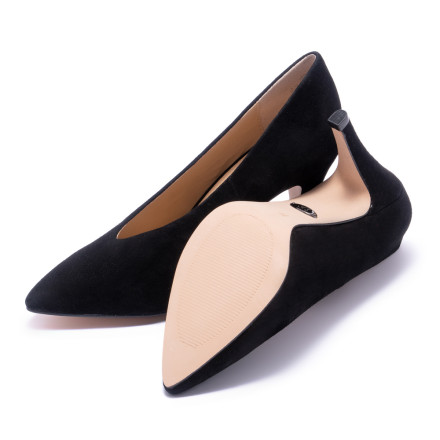 Туфлi жiночi Caprice 9/9-22403/23 004 BLACK SUEDE