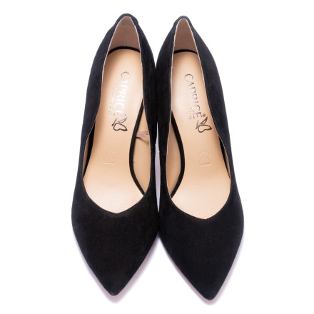 Туфлi жiночi Caprice 9/9-22412/23 004 BLACK SUEDE