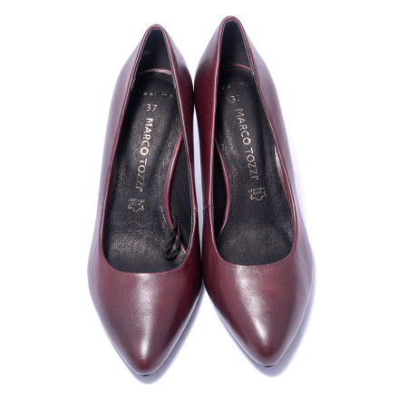 Туфлi жiночi  Marco Tozzi 2/2-22472/23 506 BORDEAUX NAPPA