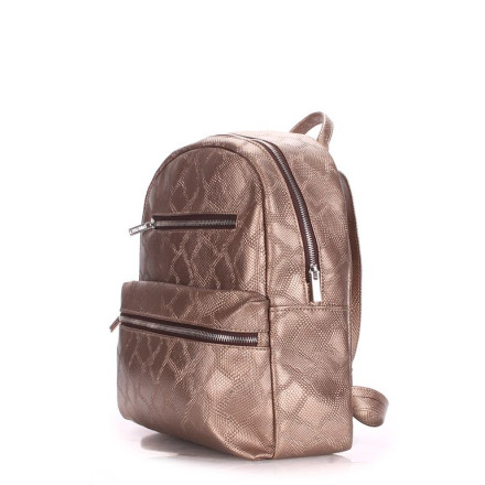 Рюкзак POOLPARTY mini-bckpck-snake-gold