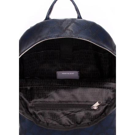 Рюкзак POOLPARTY mini-bckpck-snake-darkblue