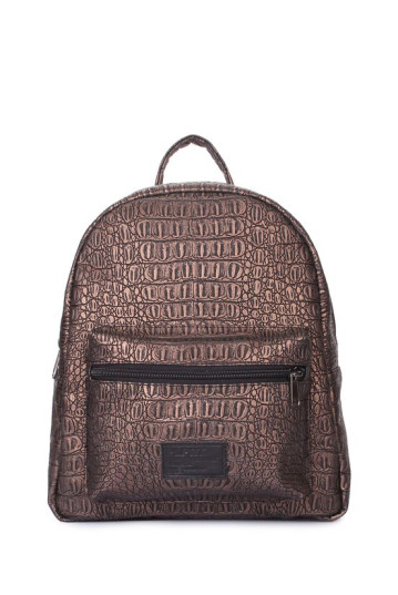 Рюкзак POOLPARTY xs-croco-bronze
