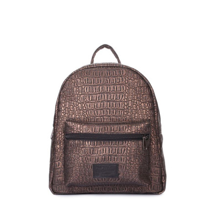 Рюкзак POOLPARTY xs-croco-bronze