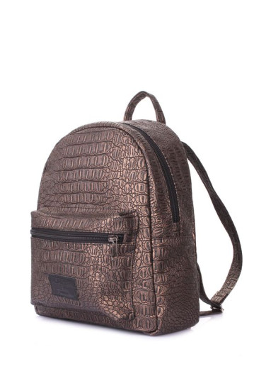 Рюкзак POOLPARTY xs-croco-bronze