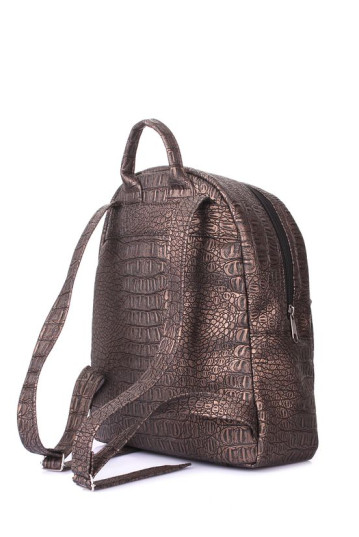 Рюкзак POOLPARTY xs-croco-bronze