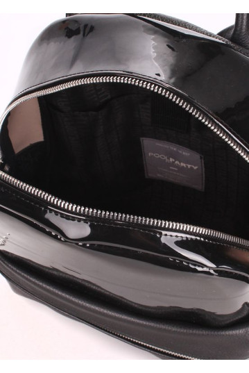 Рюкзак POOLPARTY mini-bckpck-transparent-black