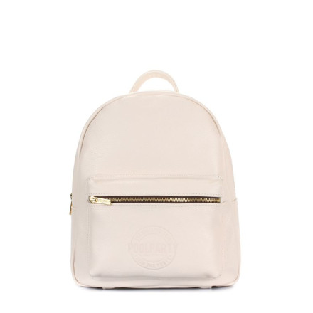 Рюкзак POOLPARTY xs-bckpck-leather-beige