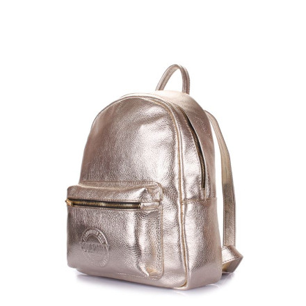 Рюкзак POOLPARTY xs-bckpck-leather-gold
