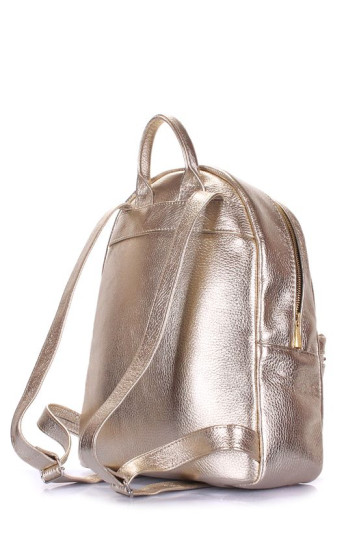 Рюкзак POOLPARTY xs-bckpck-leather-gold