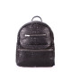 Рюкзак POOLPARTY mini-bckpck-leather-croco-black