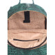 Рюкзак POOLPARTY mini-bckpck-leather-croco-green