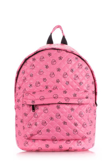 Рюкзак POOLPARTY backpack-theone-pink-ducks