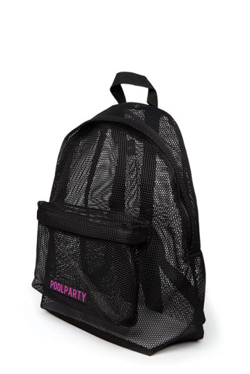 Рюкзак POOLPARTY backpack-mesh-black