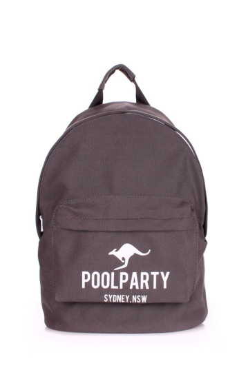 Рюкзак POOLPARTY backpack-kangaroo-grey