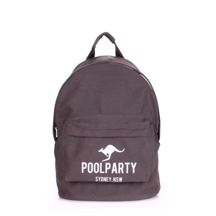 Рюкзак POOLPARTY backpack-kangaroo-grey