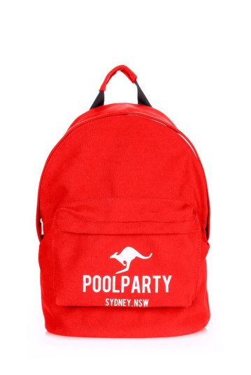 Рюкзак POOLPARTY backpack-kangaroo-red