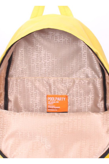 Рюкзак POOLPARTY backpack-kangaroo-yellow