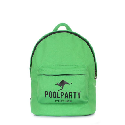 Рюкзак POOLPARTY backpack-kangaroo-green