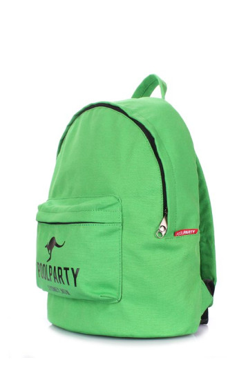 Рюкзак POOLPARTY backpack-kangaroo-green