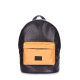 Рюкзак POOLPARTY backpack-pu-black-orange
