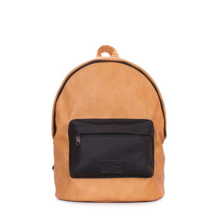 Рюкзак POOLPARTY backpack-pu-orange-black