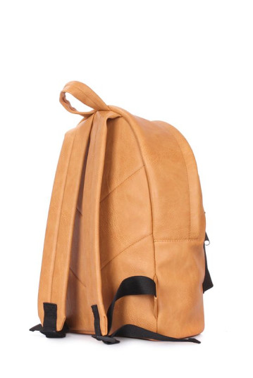 Рюкзак POOLPARTY backpack-pu-orange-black