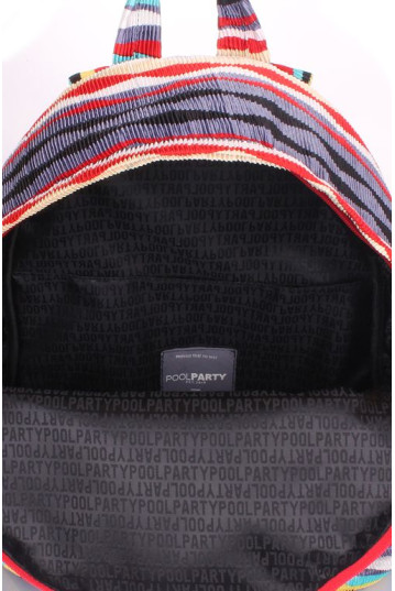 Рюкзак POOLPARTY backpack-rasta-red