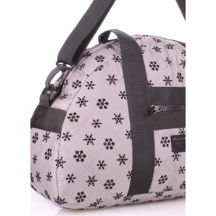 Жіноча сумка POOLPARTY alaska-snowflakes-grey