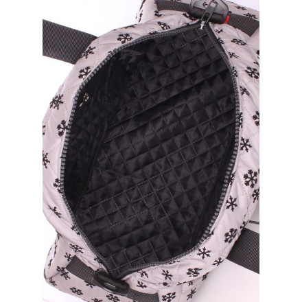 Жіноча сумка POOLPARTY alaska-snowflakes-grey