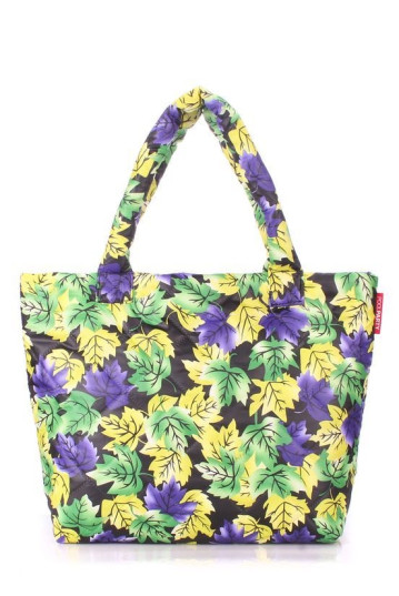 Жіноча сумка POOLPARTY pp4-yellow-violet-leaves