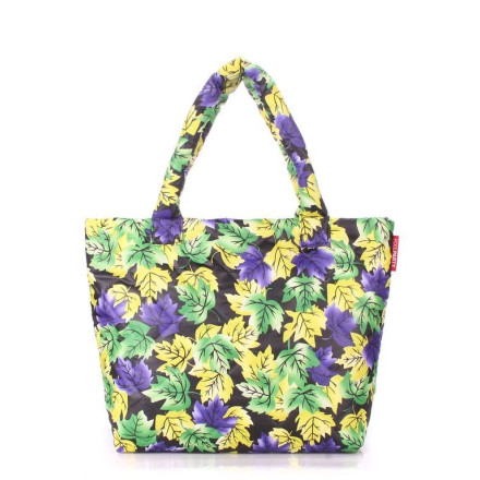 Жіноча сумка POOLPARTY pp4-yellow-violet-leaves