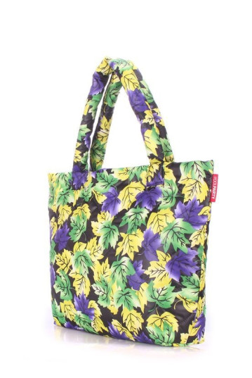 Жіноча сумка POOLPARTY pp4-yellow-violet-leaves