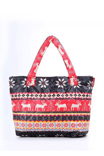 Жіноча сумка POOLPARTY pool-69-black-red