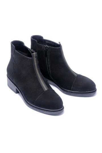 Ботинки женские Welfare 0010-105K 351 BLACK NUBUCK
