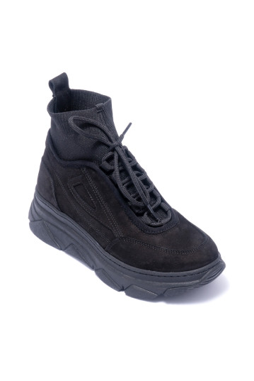 Кросівки жіночі Welfare 0010-12401 555 BLACK NUBUK