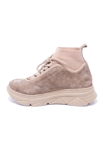 Кроссовки женские Welfare 0010-12401 843 BEIGE SUEDE