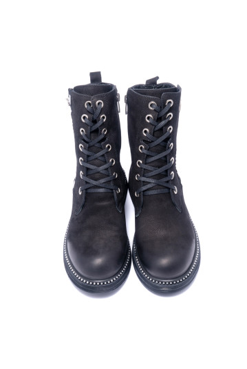 Ботинки женские Welfare 0010-309.1-100K 51 BLACK NUBUCK
