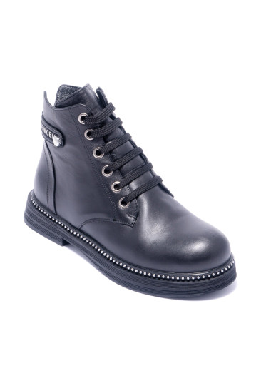 Черевики жіночі Welfare 0010-310-100 KR 41 BLACK LEATHER