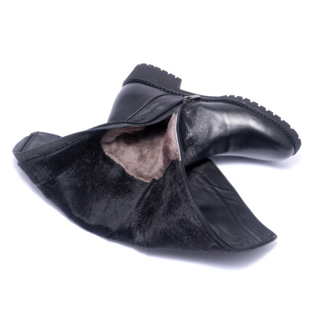 Чоботи жіночі Welfare 0010-44556 Y.KR BLACK LEATHER