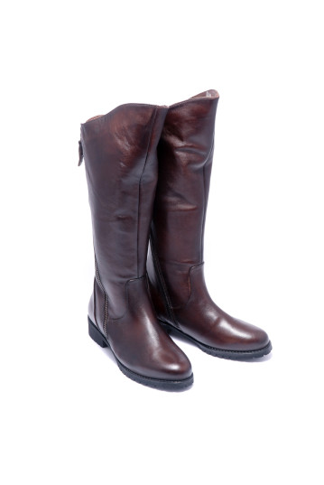 Сапоги женские Welfare 0010-44556 Y.KR BROWN LEATHER