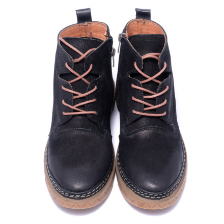 Черевики жіночі Welfare 0010-FA3 210.02 BLACK NUBUCK BLACK LEATHER KREP TB