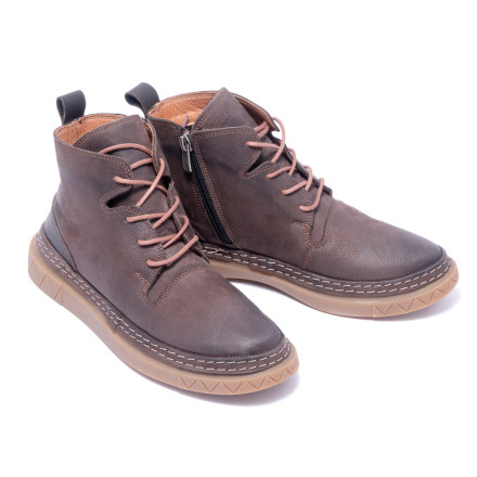 Черевики жіночі Welfare 0010-FA3 212.05 BROWN NUBUCK BROWN LTHR KREP TBN