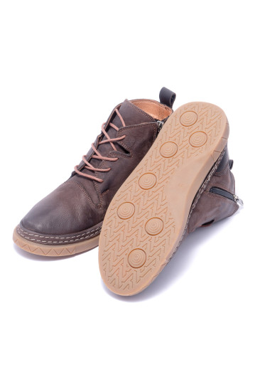 Ботинки женские Welfare 0010-FA3 212.05 BROWN NUBUCK BROWN LTHR KREP TBN